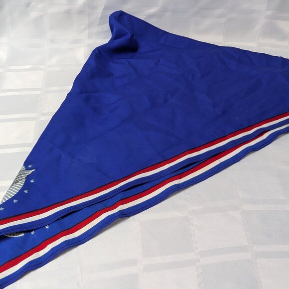 BOY SCOUTS OF AMERICA BSA NECKERCHIEF SCOUT UNIFORM WEAR BLUE RED WHITE AMERICAN - Picture 10 of 11